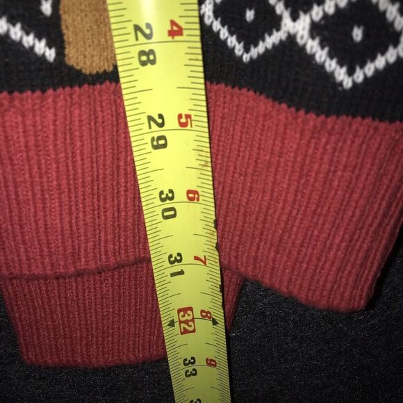 Ugly Christmas Sweater Tag Men's Suspender Holiday Sweater Large or Medium *read - Picture 9 of 9